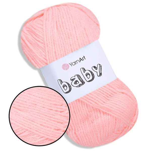 Пряжа для іграшок Baby YA150-50 акрил, 50 грам, 150 м, в асортименті YA150-50 фото