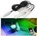 Автомобільна RGB-підсвітка салону з підтримкою програми 4 шт USB LONG124 фото 2