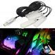 Автомобільна RGB-підсвітка салону з підтримкою програми 4 шт USB LONG124 фото 1