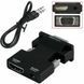 Конвертер з HDMI на VGA OUT Black sp54100 фото 2