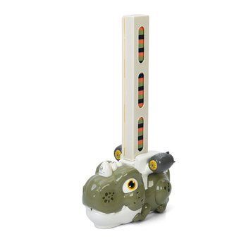 Дитяча іграшка "Динозавр-доміно" 8090-B(Olive-Green) світло, музика 8090-B(Olive-Green) фото