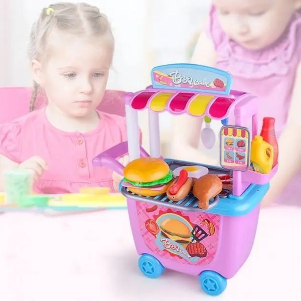 Дитячий ігровий набір HAPPY CHEF (закусочна з візком) jv52639874 фото