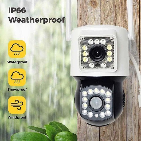 Вулична камера відеоспостереження з 2 об'єктивами WiFi, 4MP V360 Pro VENV36015A фото