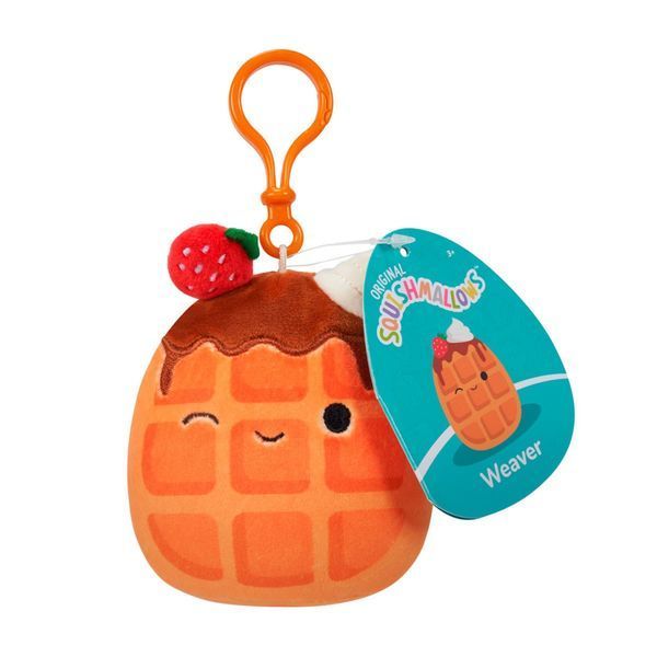 М'яка іграшка на кліпсі "Вафелька Вівер" Squishmallows SQCP00219, 9 см SQCP00219 фото