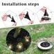 Вуличний світильник на сонячній батареї Solar Disk 8led-dm8 &mdash; садовий ліхтар DM8 фото 9