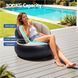 Надувне крісло AIR SOFA / Надувне велюрове крісло 80&times;80&times;67см Бежевий G6827/1 фото 3