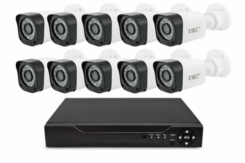 Набір на 8 камер DVR KIT 945 8ch Gibrid / Комплект відеоспостереження з 8 Wi-Fi камер + реєстратор sp5690 фото