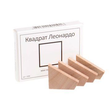 Міні головоломка Квадрат Леонардо Заморочка 5004 дерев'яна 5004 фото