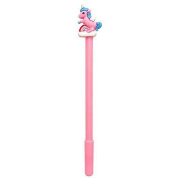 Дитяча гелева ручка "Єдиноріг" 016(Pink) синій, 17,5 см 016(Pink) фото