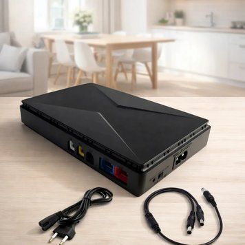 Міні-ДБЖ Andowl Q-UP900X1 &ndash; безперебійник 10000 mAh для Wi-Fi роутера, модему, IP-камер та LED-освітлення G6795 фото