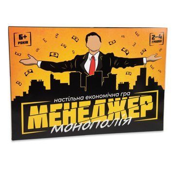 Настільна гра "Менеджер Монополія" 30342 ігрове поле, фішки, кубики 30342 фото