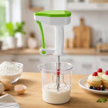 Ручний міксер Easy Flow Blender / Напівавтоматичний механічний вінчик для збивання портативний бездротовий S-Easy-Flow фото
