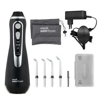 Іригатор портативний Waterpik Cordless Advanced Water Flosser Black WP-562 2053972 фото