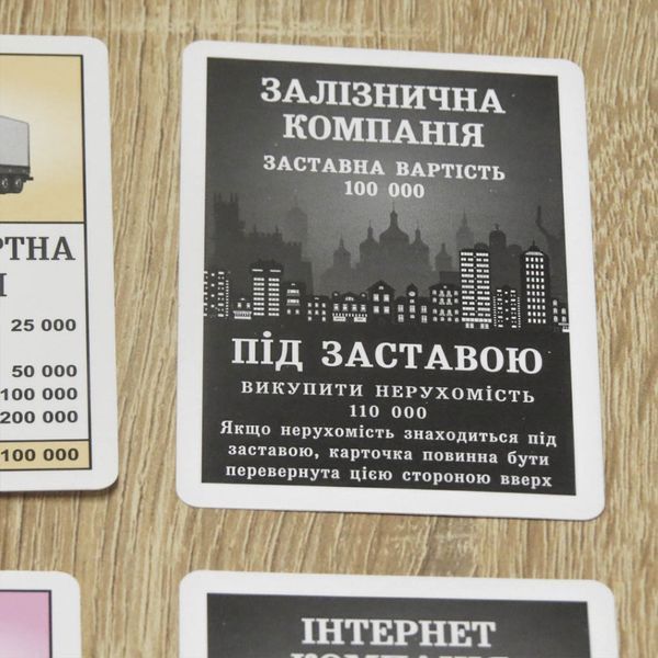 Настільна гра "Монополія Україна" 0734ATS укр. мовою 0734ATS фото