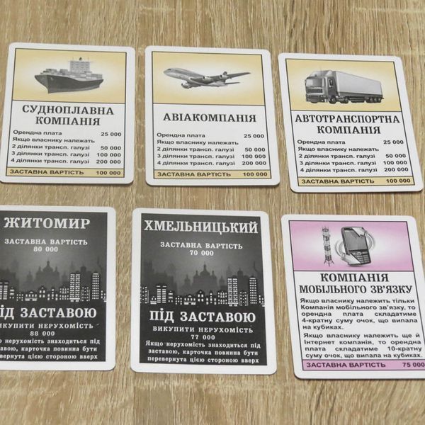 Настільна гра "Монополія Україна" 0734ATS укр. мовою 0734ATS фото