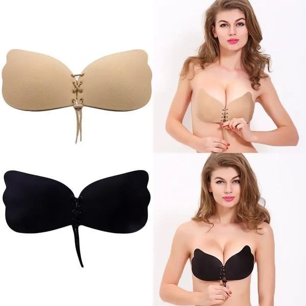 Бюстгальтер-невидимка Fly Bra ліфчик без бретелів на шнурівці 436345 фото