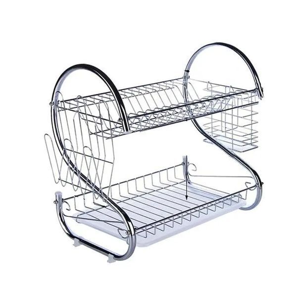 Стійка для зберігання посуду kitchen storage rack, сушарка для посуду pr000963 фото