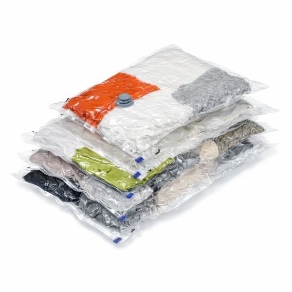 Вакуумний пакет Vacuum Bag для зберігання одягу 80x100 см Прозорі BAG110 фото