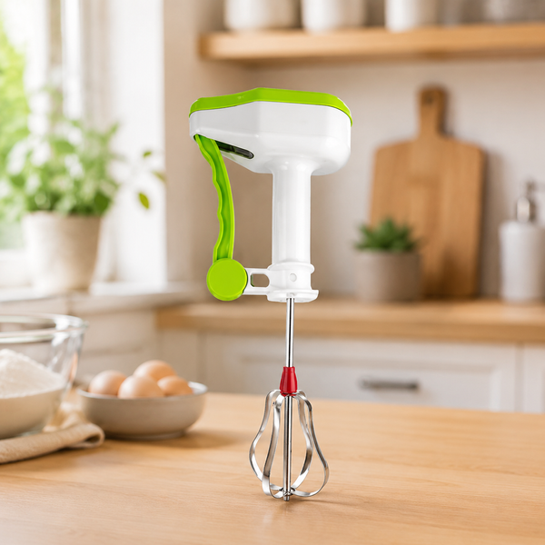 Ручний міксер Easy Flow Blender / Напівавтоматичний механічний вінчик для збивання портативний бездротовий S-Easy-Flow фото