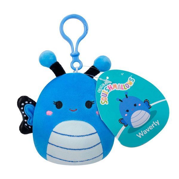 М'яка іграшка на кліпсі "Метелик Вейверлі" Squishmallows SQCP00220, 9 см SQCP00220 фото