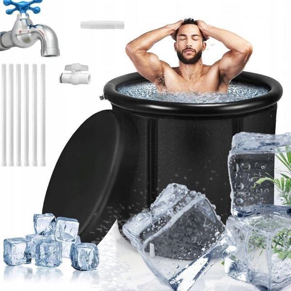 Круглий каркасний басейн для крижаної ванни / Льодова надувна ванна "Ice Bath Spa" VEN-1453 фото