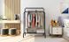 Подвійна стійка для одягу чорного кольору Double floor Hanger МА-549 фото 2