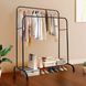 Подвійна стійка для одягу чорного кольору Double floor Hanger МА-549 фото 1