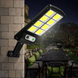 Вуличний ліхтар на стовп Solar sensor light BK-120-8COB-B з датчиком руху та сонячною панеллю S8COB фото 1