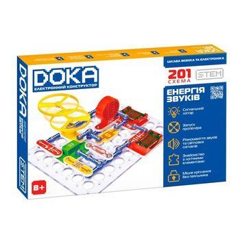 Електронний конструктор "201 СХЕМА" DOKA D70706 звук та світло D70706 фото