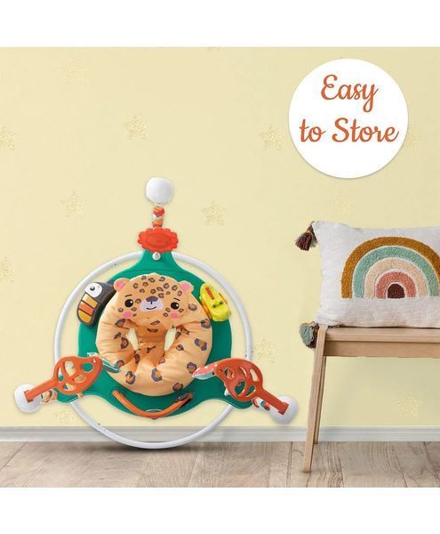 Ігровий центр, що розвиває, дитячий джемпер Fisher-Price Jumperoo Baby Activity Center Зелений 5094773/2 фото
