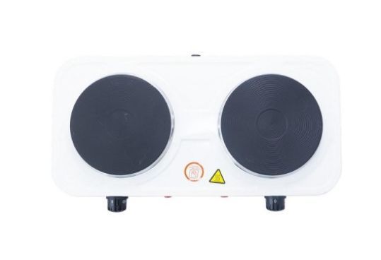 Двоконфоркова електроплита дискова настільна електрична плита Crownberg CB-3746 2000W CB3746 фото