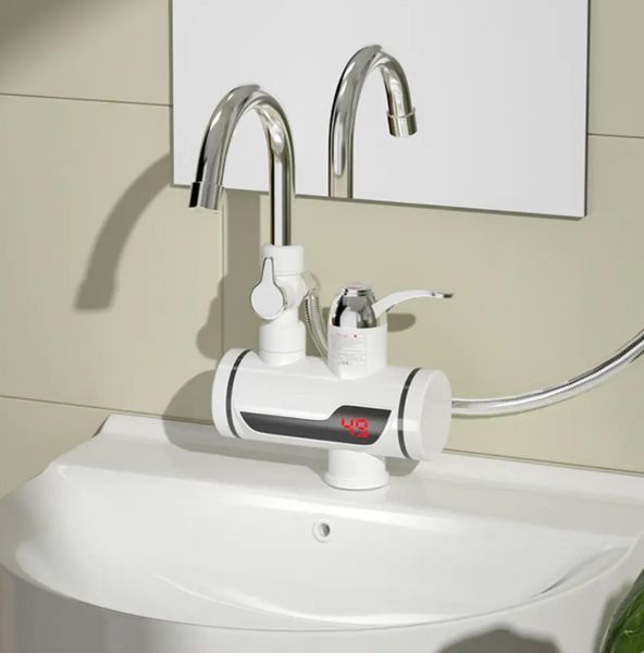 Кран-водонагрівач із душем нижнє під'єднання Instant electric heating water Faucet FT-001 FT001 фото