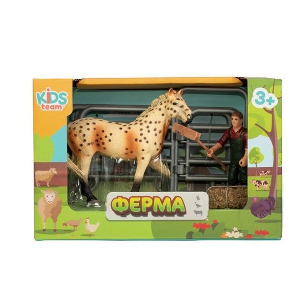 Дитячий іграшковий набір "Ферма" Q9899-X3_1 кінь з парканом Q9899-X3_1 фото