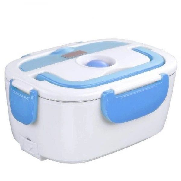 Ланчбокс з підігрівом їжі 220V, Electric lunch box, ланч-бокс Блакитний pr65638435/1-1 фото