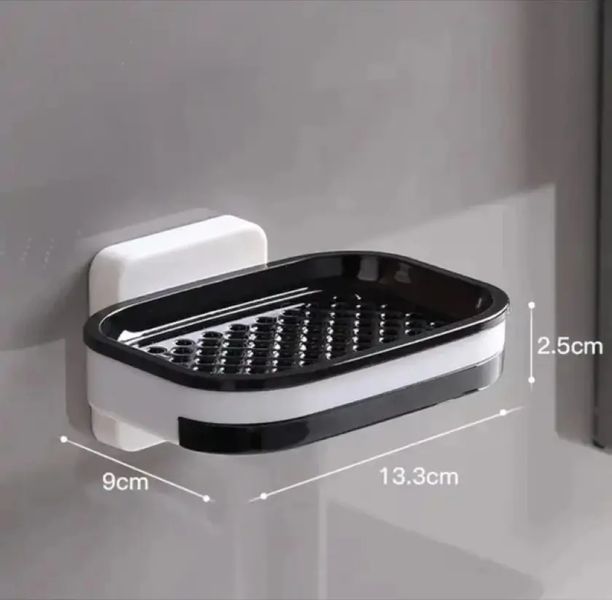 Настінний двошаровий тримач для мила Soap Dish 2053285 фото