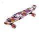 Пенні борд скейтборд Penny Board Fish Skateboards 22" ABEC-7 з колесами, що світяться MA-262 фото 4