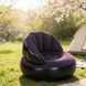 Надувне крісло AIR SOFA / Надувне велюрове крісло 80&times;80&times;67см Темно-синій G6827/3 фото 1