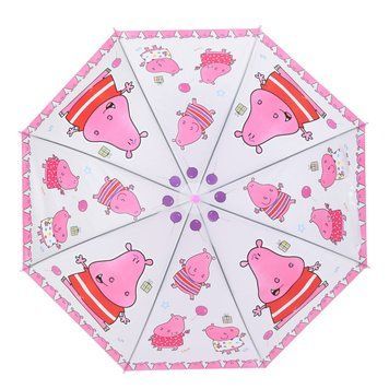 Дитяча парасолька "Бегемотик" MK 5793(Pink) довжина 65,5 см, тростина 60 см, діаметр 84 см MK 5793(Pink) фото