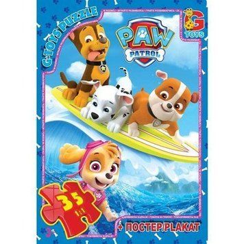 Дитячий пазл "Paw Patrol Щенячий патруль" PW0817 плакат 35 елементів PW0817 фото