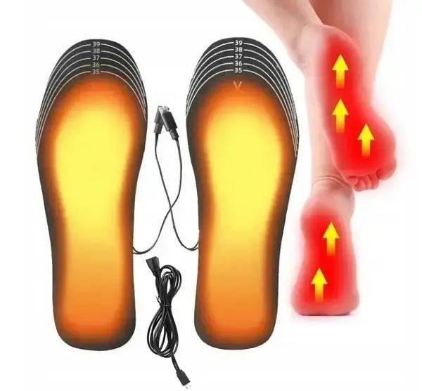 Устілки з підігрівом від USB електрогрілка термоустілки зимові морозостійкі захист від морозу Extra (працюють від Павер Бенка / Зарядного блоку) 21244544 фото