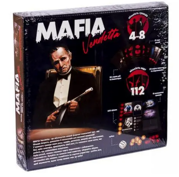 Настільна гра MAFIA Vendetta MAF-01-01U укр MAF-01-01U фото