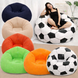 Надувне крісло-пуф Inflatable Sofa / Надувне крісло-мішок 110&times;110&times;85 см G6820 фото 1