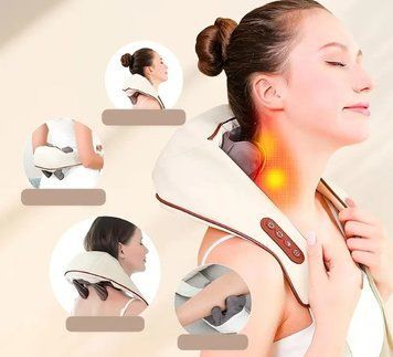 Роликовий масажер для шиї та спини, USB, MASSAGER XL-653 / Електричний масажер 2052808 фото