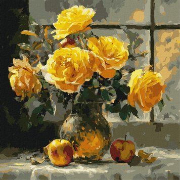 Картина за номерами "Пелюсткова ніжність" &copy;art_selena_ua KHO3347, 40х40 см KHO3347 фото