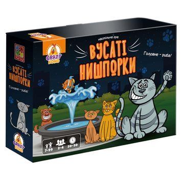 Настільна гра-бродилка "Вусаті нишпорки" VT8055-44 з фігурками котів VT8055-44 фото