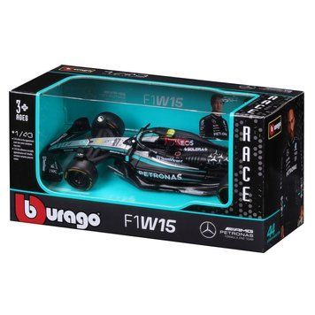 Колекційна автомодель Mercedes-AMG F1 W15 Performance (2024) Bburago 18-38208, 1:43 масштаб 18-38208 фото