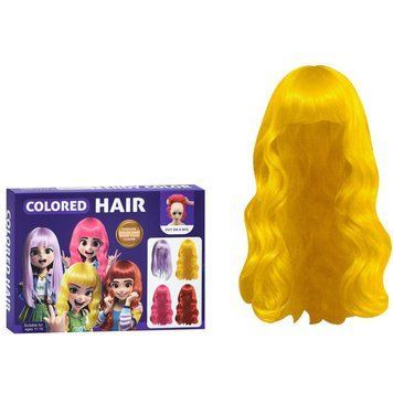 Дитячий набір аксесуарів "Colored Hair" C2009 перука 34 см, гребінець C2009 фото