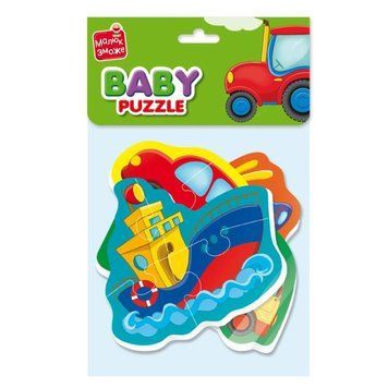 Дитячі пазли Baby&nbsp;puzzle "Транспорт" Vladi&nbsp;toys VT1106-96 VT1106-96 фото