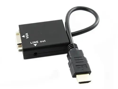Відеоадаптер HDMI - VGA конвертер відео + аудіо 1080P sp3270 фото