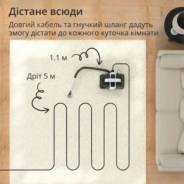 Універсальний миючий пилосос DOCTOR-101 для чищення для килимів, текстилю, меблів та автомобіля 5094737 фото